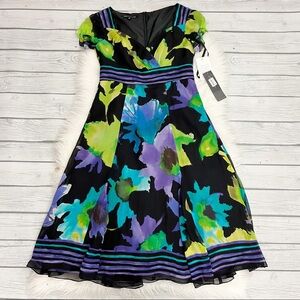 Jones New York Floral Silk Dress